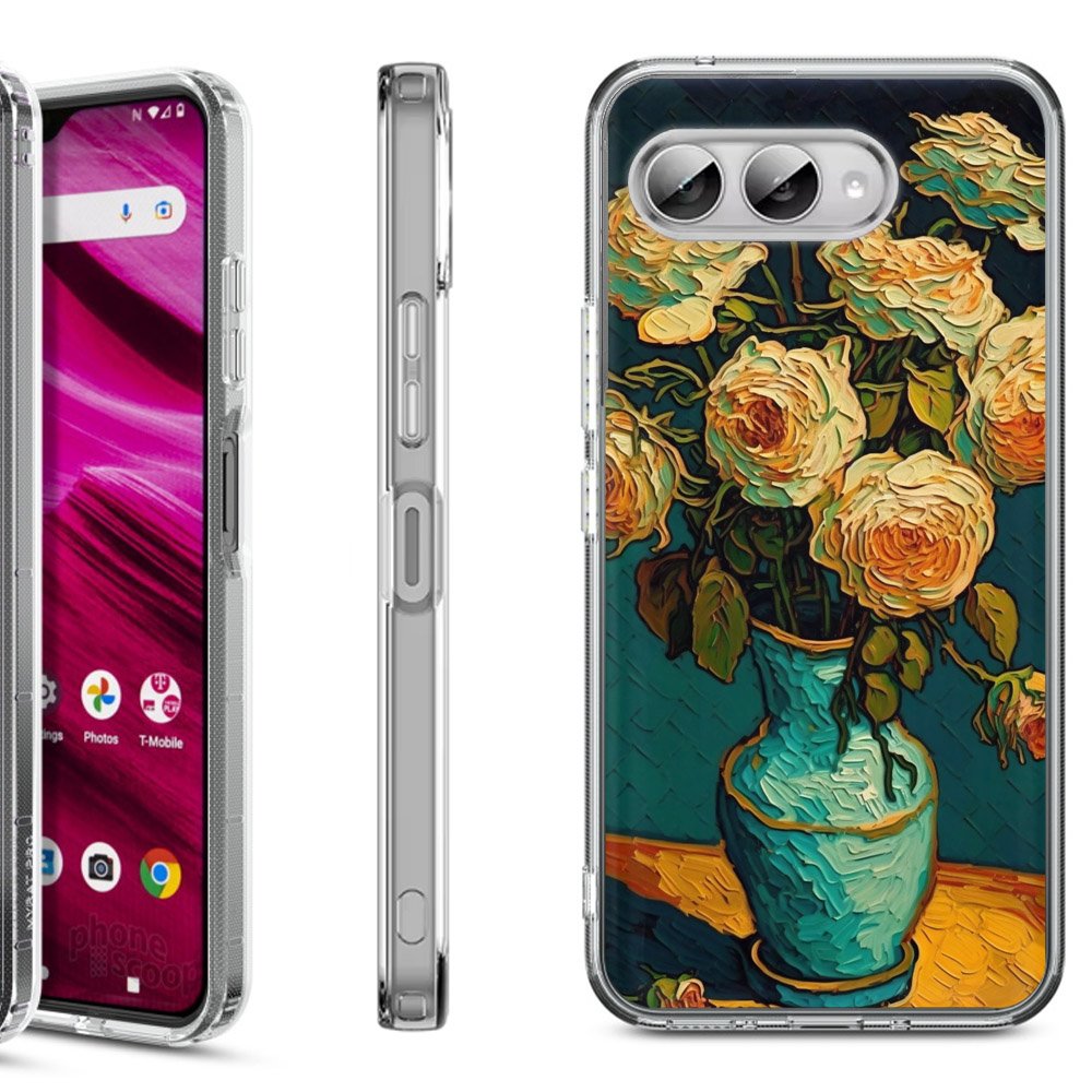 thumbnail: Lederen Telefoonhoesje Compatibel Met T-Mobile REVVL 8